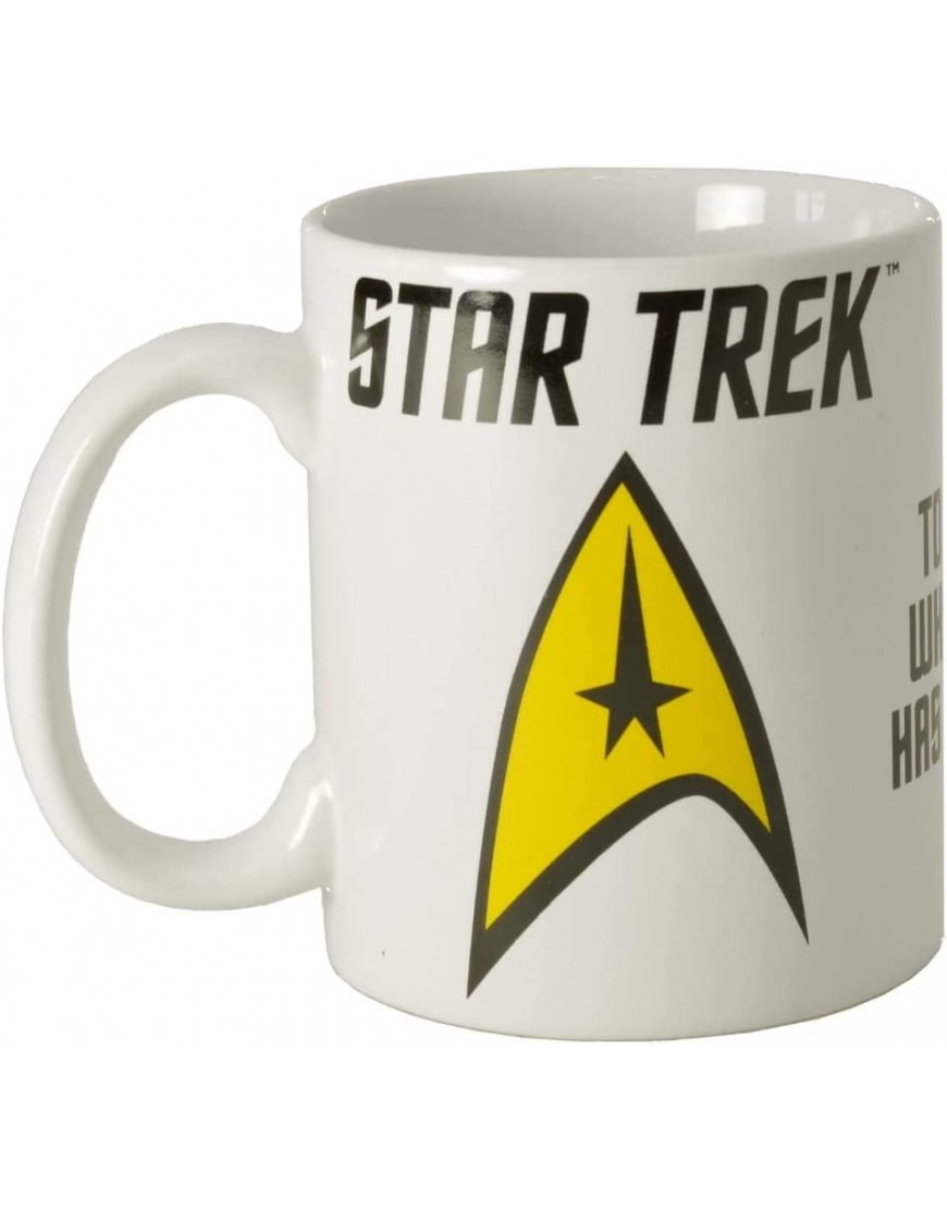 Star Trek Logo Taza de café - BIQSX66V