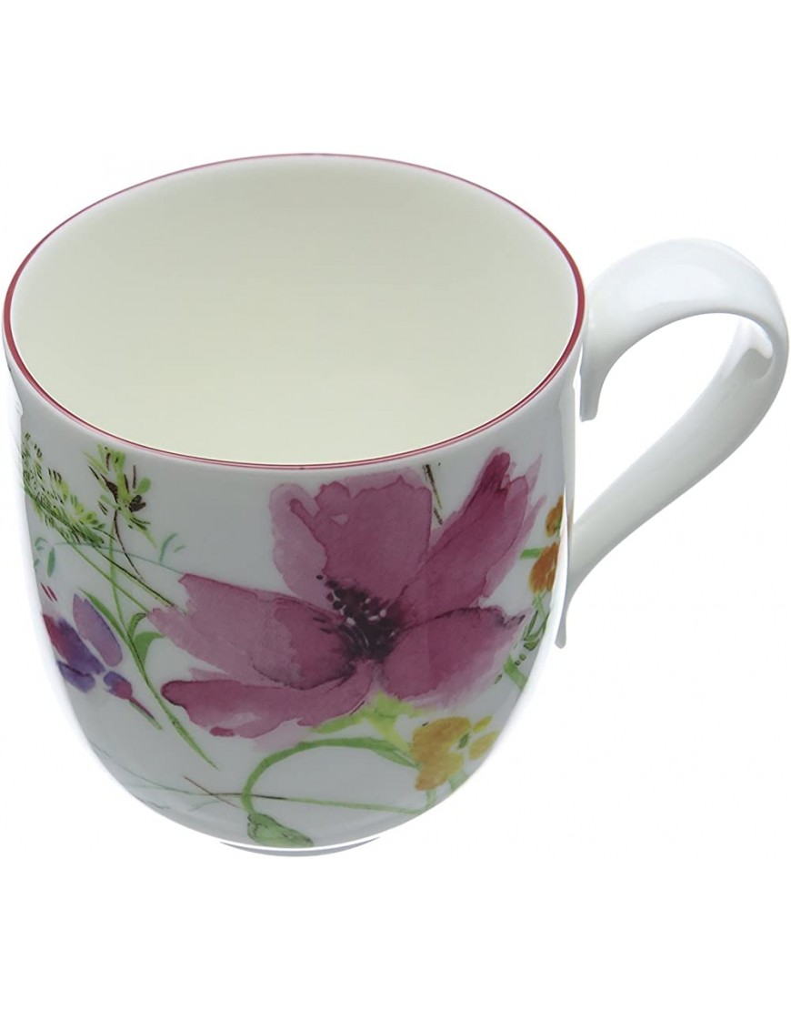Villeroy & Boch Mariefleur Basic Taza de café porcelana Premium 350 ml altura de 9 cm blanco colorido - BJGLJ7K3