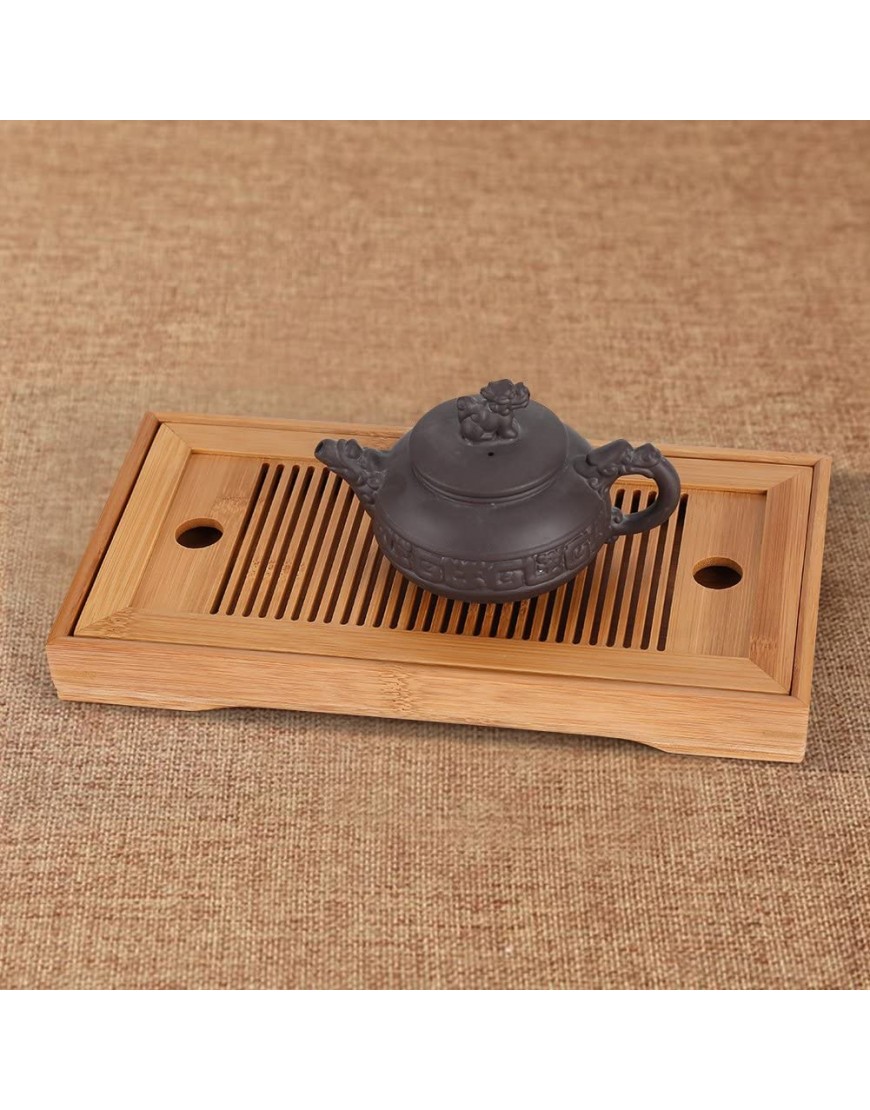 NOBRAND Bandeja de té de bambú Mini Bandeja de Mesa de Centro Bandeja de té de Kung Fu Chino de diseño Simple Que se Puede Utilizar para la recepción de la Sala de Estar de la Sala de té - BLLYIV73