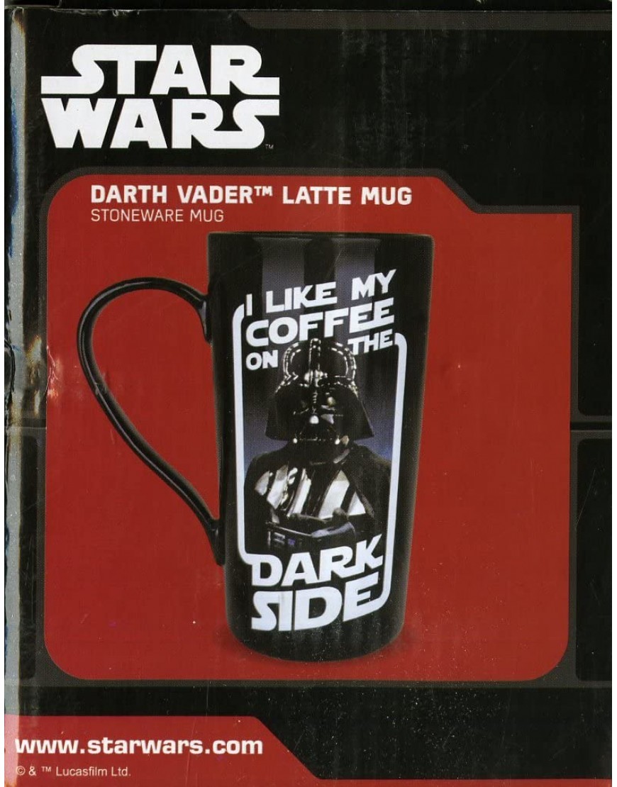 Star Wars Darth Vader I Like My Coffee On The Dark Side Latte Mug Cup Gift Tall - BYHYVVE2