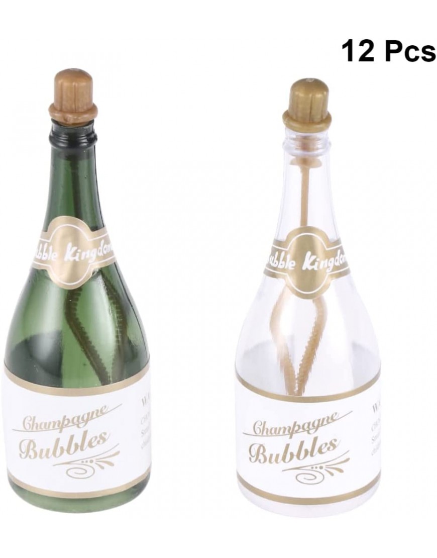 ABOOFAN 12 Piezas de Champán Botella Burbuja a Granel Inflable Champán Botella de Boda Botellas de Botellas de Botellas de Burbujas de Burbujas Juguetes para La Despedida de Soltera de - BCPUUDQK