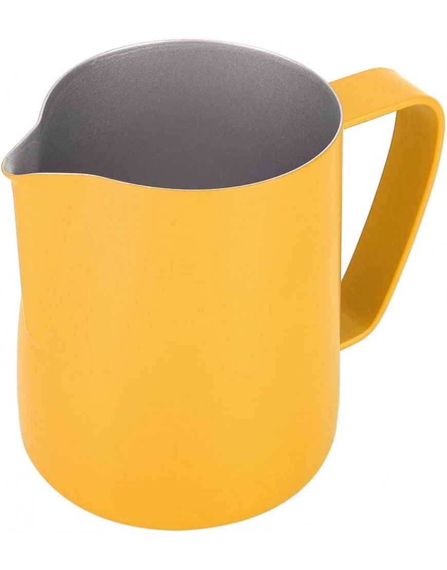 Taza de café con leche jarra de leche anticorrosiva diseño ergonómico fácil de usar para la cafetería.yellow - BIYUK2BD