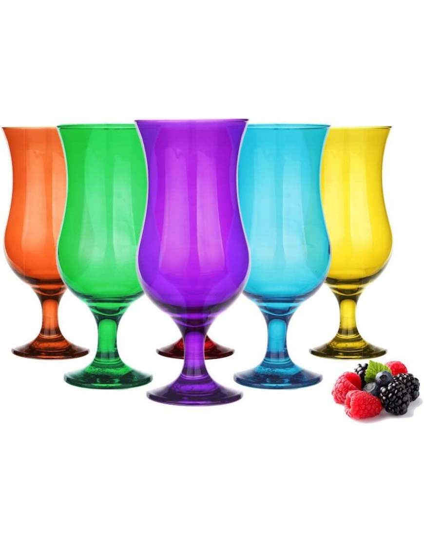 6 colores Vasos de zumo 480 ml Smoothie vasos agua vasos vasos vasos - BQBRI9N9