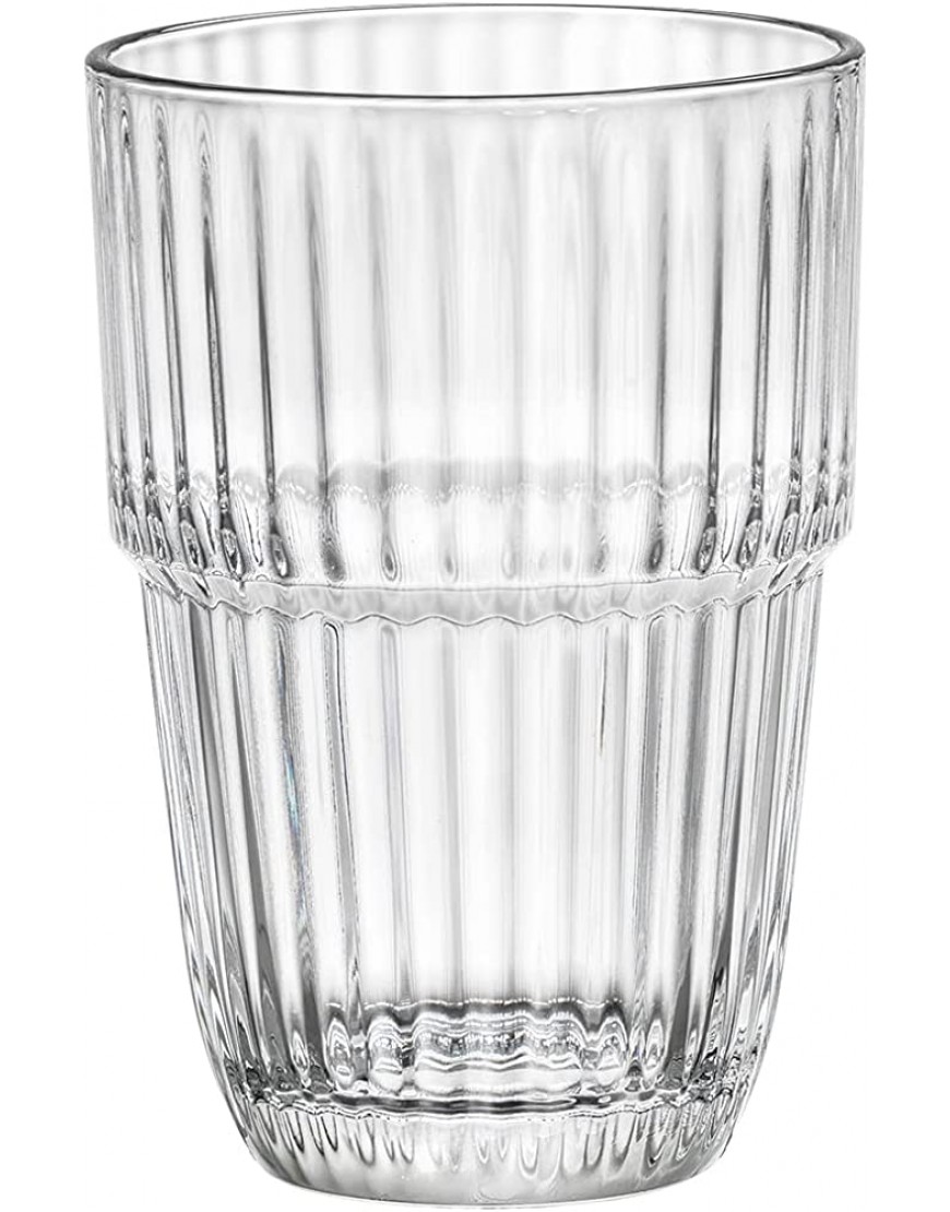 Bormioli Rocco Juego de 6 vasos de cristal barshine para bebidas largas de 38 cl - BPEIKQ59