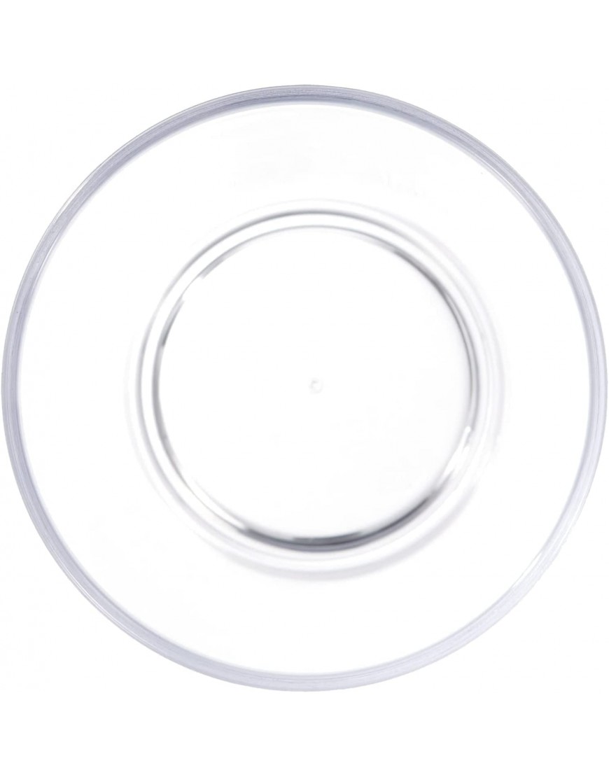 Garne T Vaso de plástico reutilizable mod. Akua transparente x 6 piezas Apto para lavavajillas 25 bordes 20 cl por servicio 100% Made in Italy - BXNDOA5K