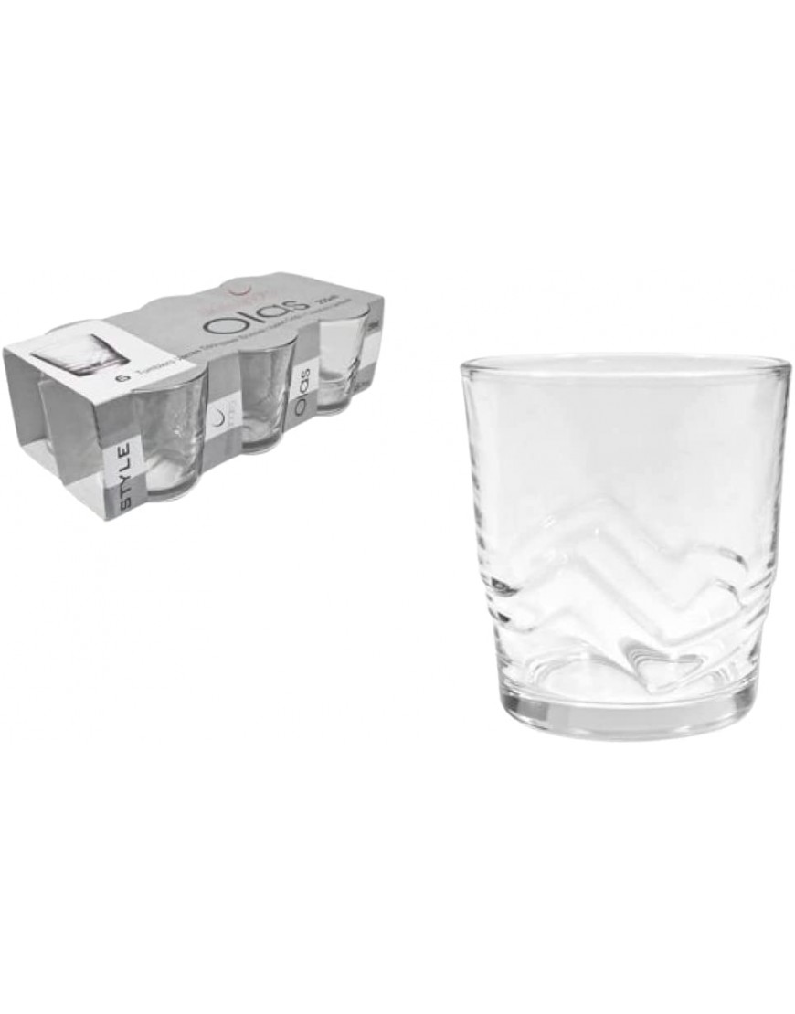 Vasos de agua cristal doble 250ml - BQTGBV4W