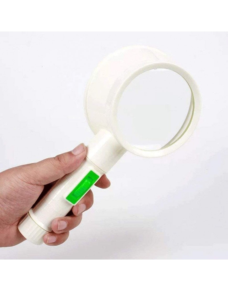 Magnifying Glass with Light 3X Handheld Large Magnifying Glass Illuminated Lighted Magnifier for Macular Degeneration Seniors Reading Inspection - BAWOWHD1