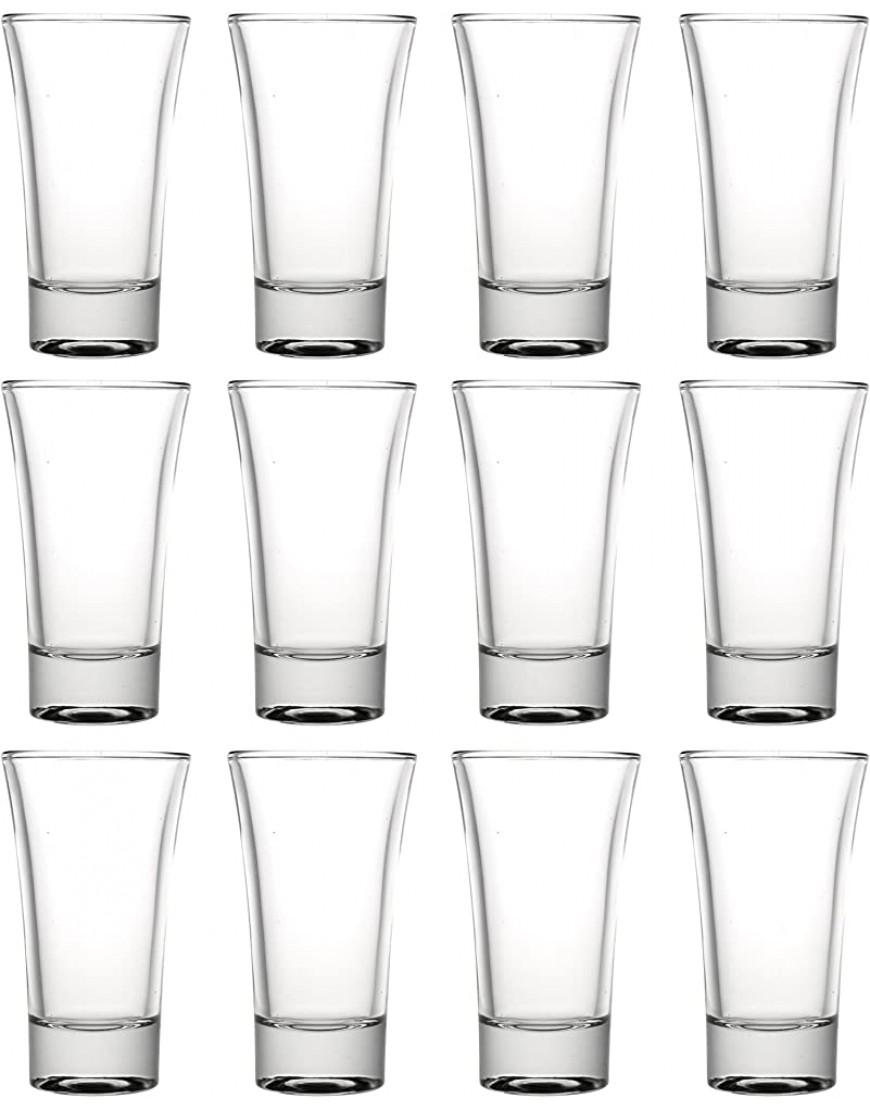 Queensway® Vasos de chupito de 60 ml para whisky vodka tequila y otras bebidas alcohólicas 12 Shot Glasses - BOMTCV95