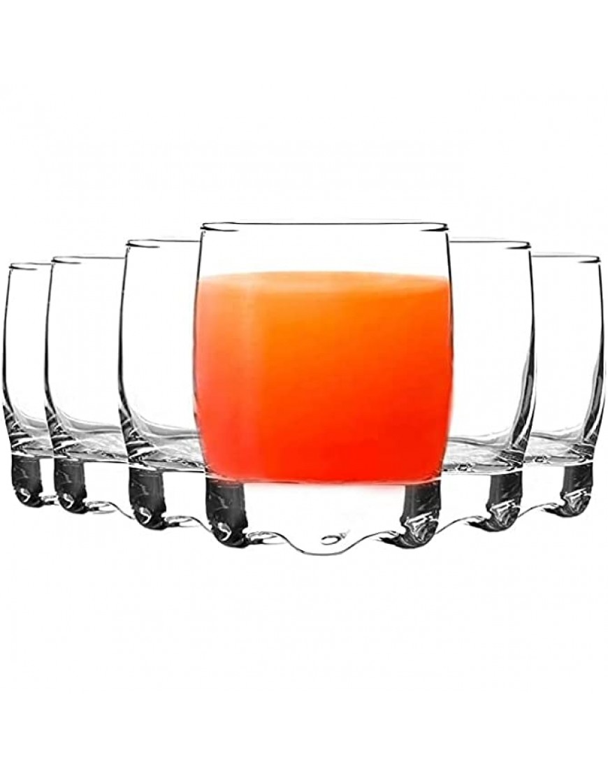 UNISHOP Set de 6 Vasos de Chupito de Cristal Vasos de Shot Transparentes Aptos para Lavavajillas - BPHWW2KN