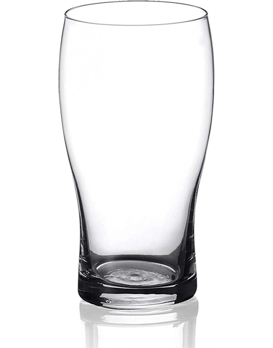Amisglss Vasos de Cerveza Cristal Vaso de Pinta para Bebida Vaso de Personalizado de Cerveza de Trigo Artesanal Clásico para Barra Casa Bebida Zumo Agua 600 ml - BGUQW47H