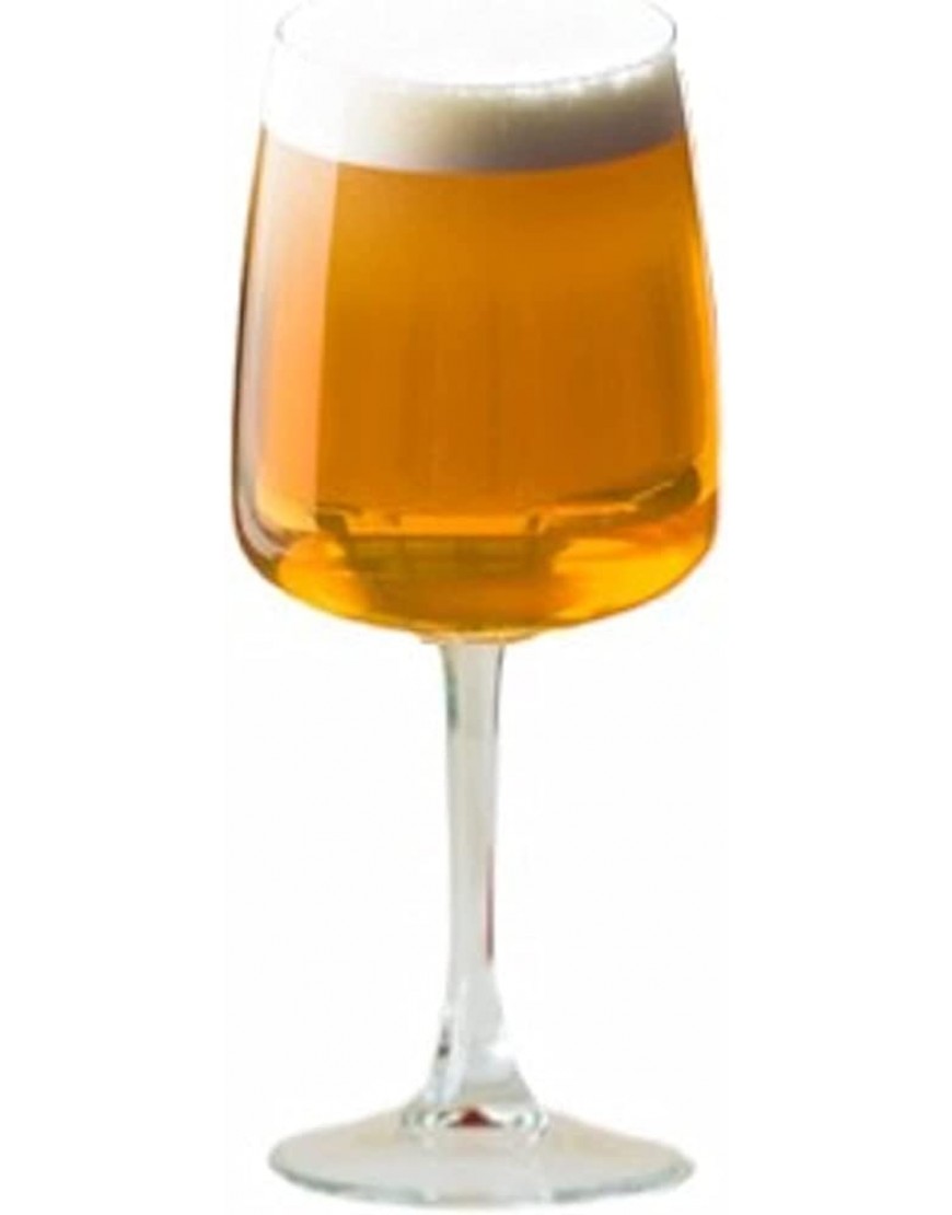 Hostelvia Copas de Cerveza Edel 350 ml Pack de 6 Cristal Templado Apto para Lavavajillas Copas de Vino - BDCVI28W