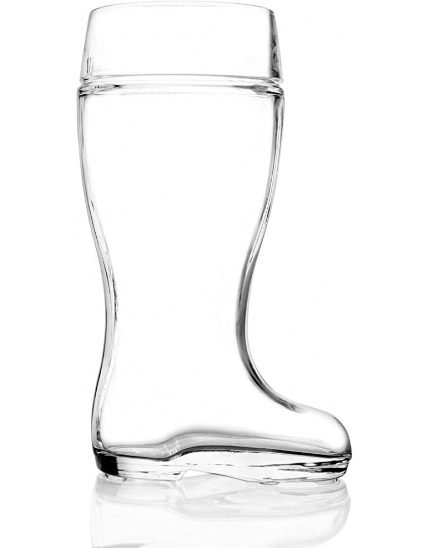 Stölzle-Oberglas 9735808047 Munich Vaso de cerveza 1,25 litros con marca de llenado en 1 l cristal transparente 1 unidad - BJLOVV96