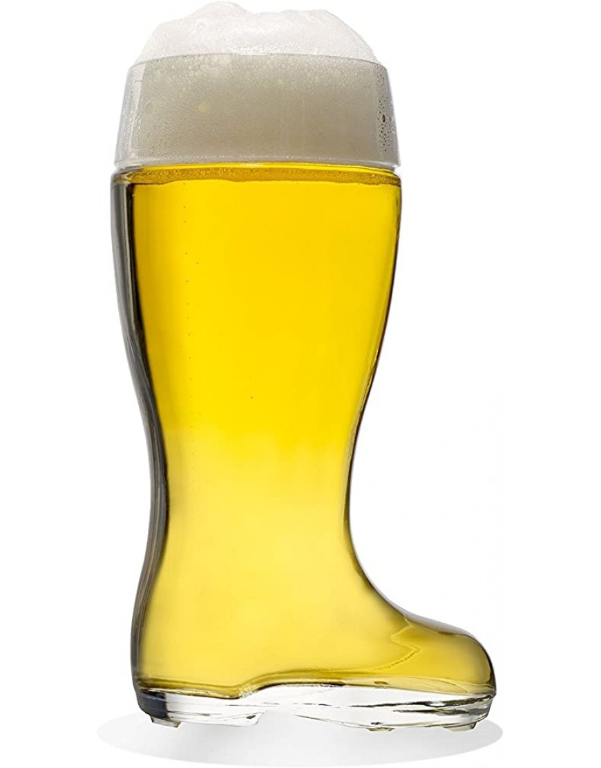 Stölzle-Oberglas 9735808047 Munich Vaso de cerveza 1,25 litros con marca de llenado en 1 l cristal transparente 1 unidad - BJLOVV96