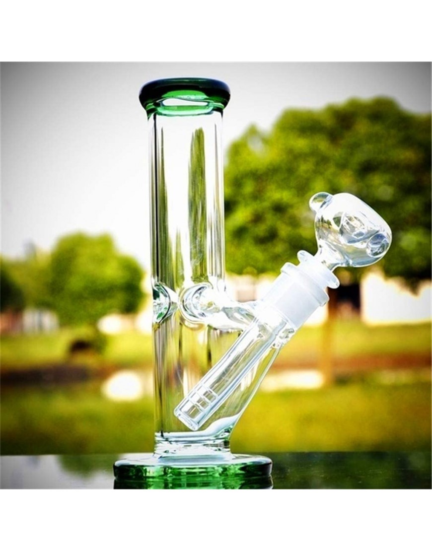 Aoheuo Vaso de cristal para fumar 6 pulgadas diseño de vaso de cristal grueso - BSBQUHBA