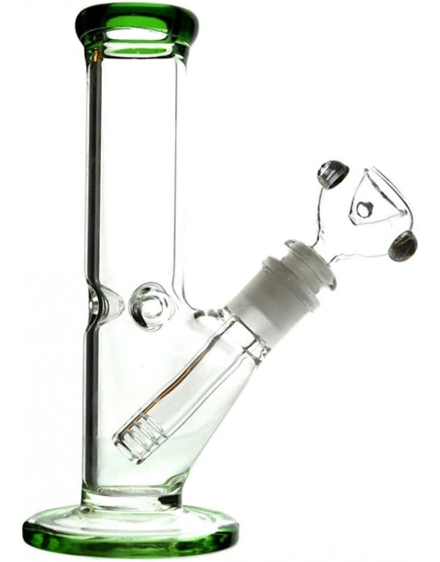 Aoheuo Vaso de cristal para fumar 6 pulgadas diseño de vaso de cristal grueso - BSBQUHBA