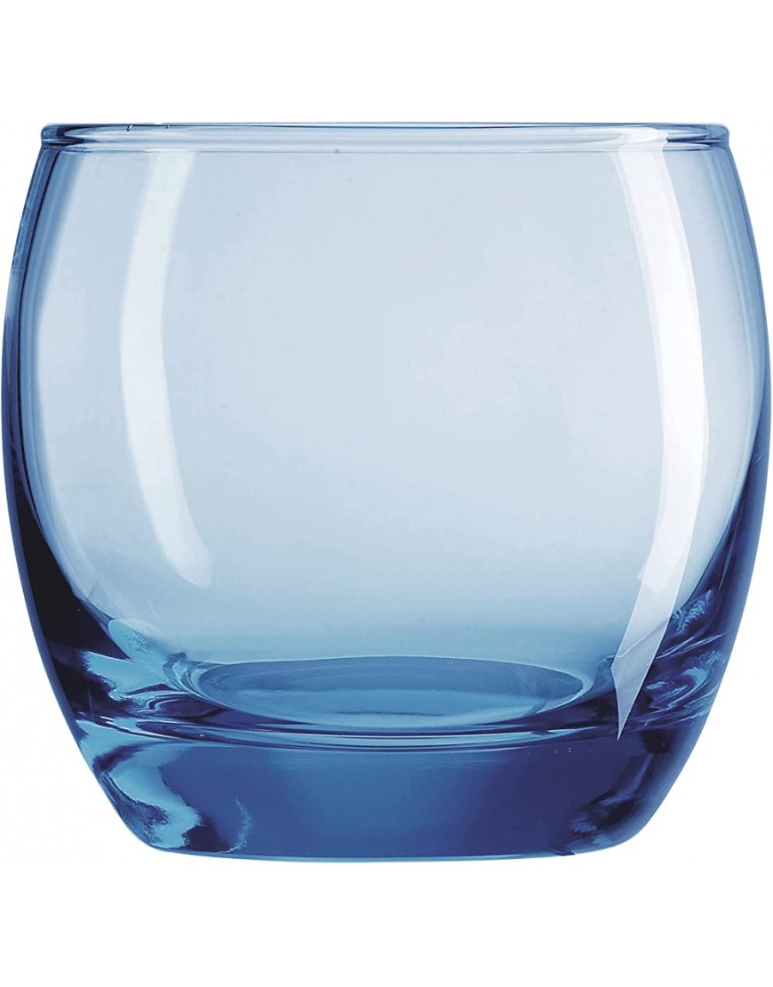 ARCOROC SALTO ICE BLUE Caja 6 Vasos Bajos Vidrio 32Cl - BOLKIQJM