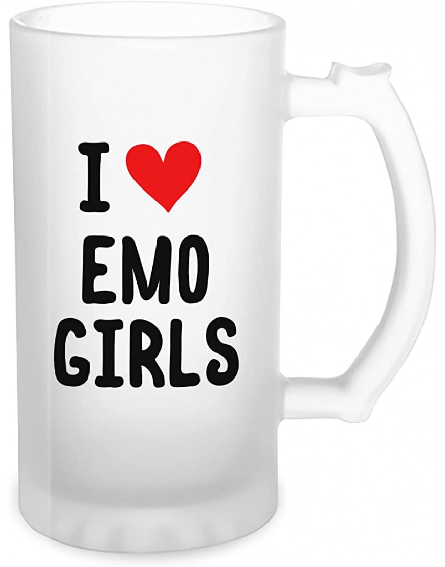I Love Emo Girls Transparente taza de Stein de la cerveza 0.5L - BBFSODJ8