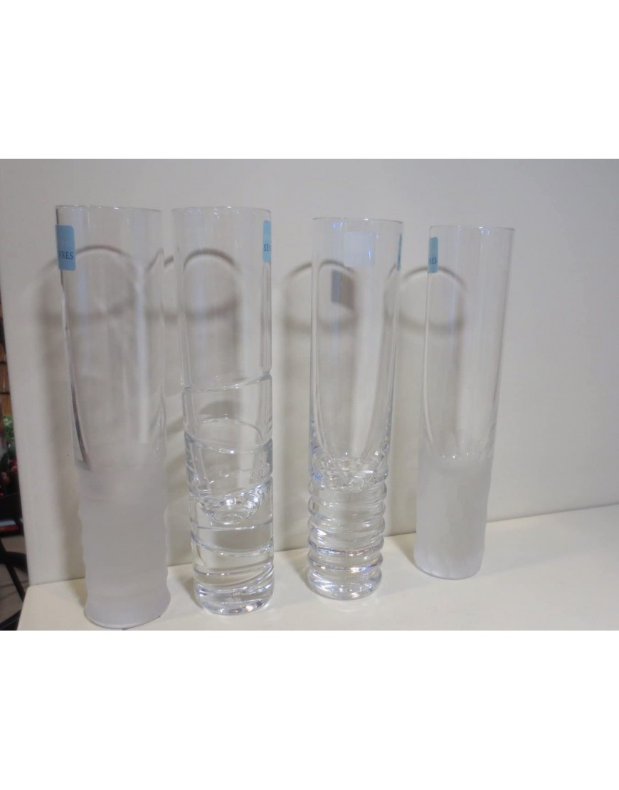CRISTAL SEVRES Vodka ISBA 52061 Juego de 4 vasos 16 x 3,6 cm - BFRMG2E4