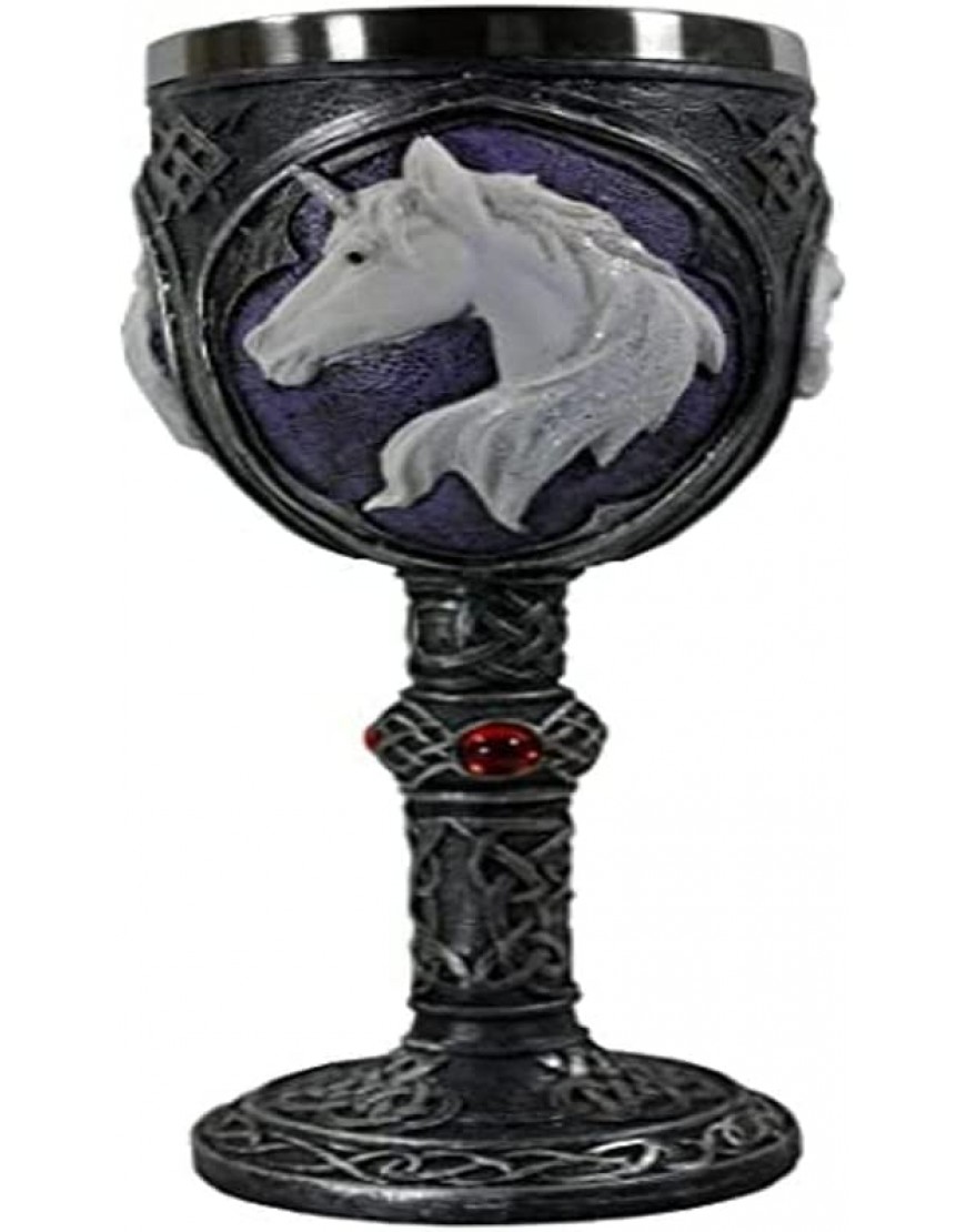 Nemesis Now Copa diseño de unicornio 21,5 cm color negro - BKBIFNQW