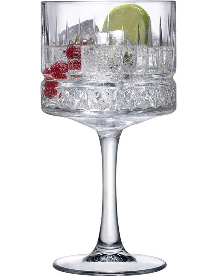 Pasabahce Elysia Juego de 6 copas de cóctel cristal transparente 50 cl - BZRQRWQV