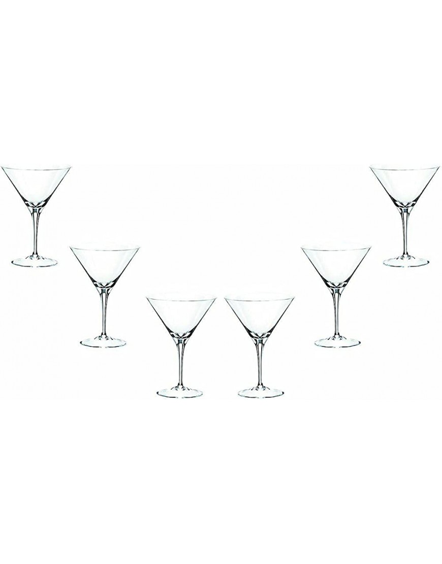 BaiHogi YIMINGYANG Martini Gafas 12 oz cristalería cristalina Moderna Conjunto de 6 Gafas para Accesorios de Barras de Martini Gafas de Martini Gafas de cóctel de Vidrio de Cristal de Martini - BGSTU27D