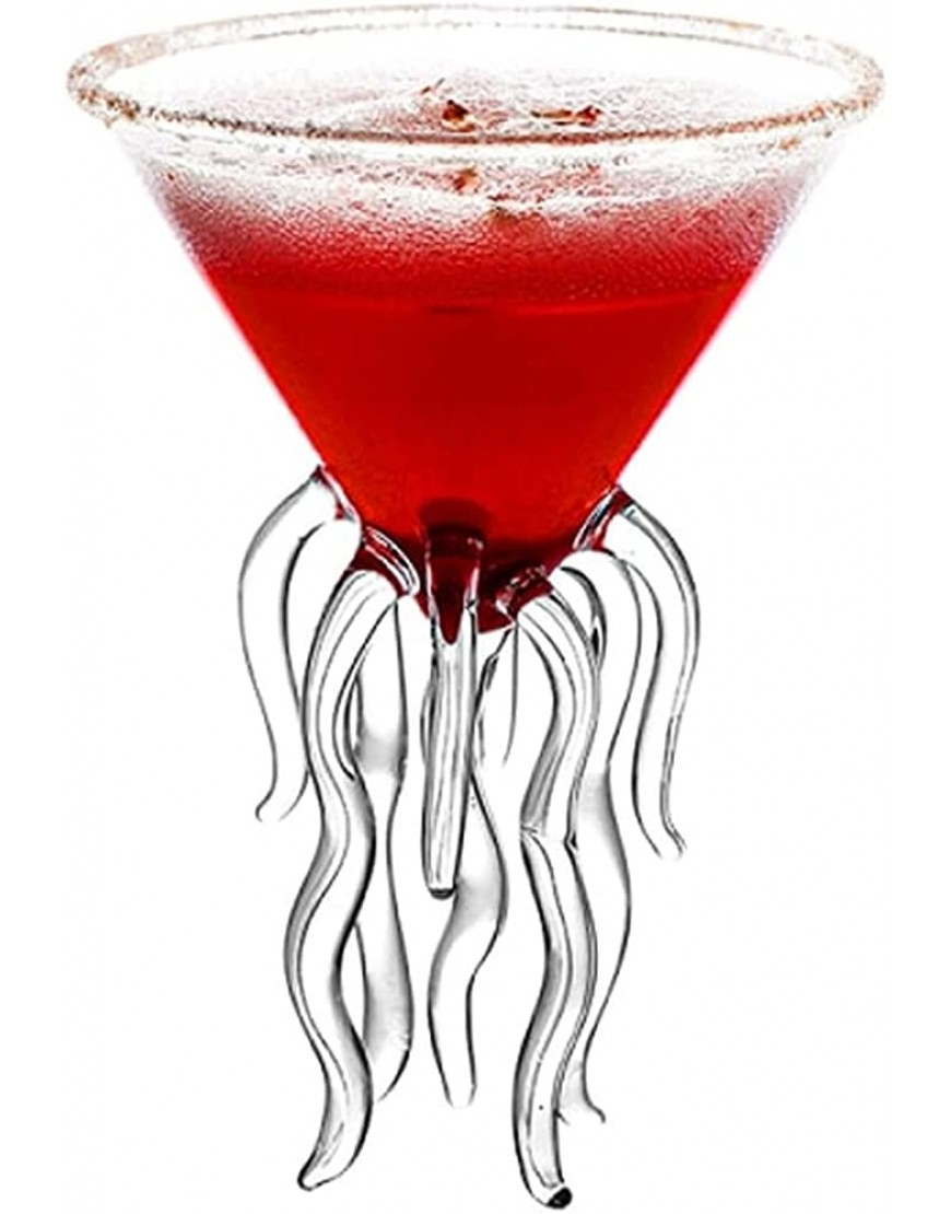 bamutech Copas De Vino Personalizadas Copa de Vino Martini Martini Martini 3D Martini Copas De Vino Color : Jellyfish Glass Size : 100ml - BNGCOQ23