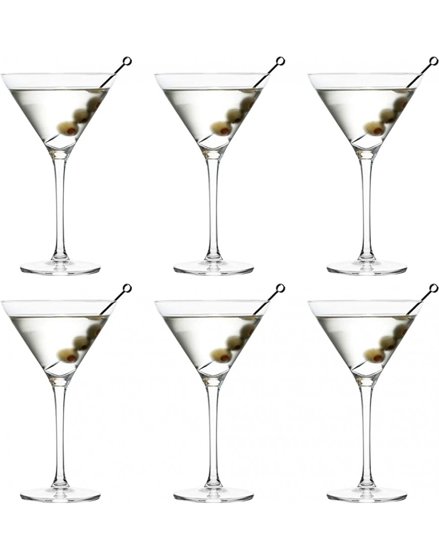 Copa de cóctel Martini Joya de Libbey – 260 ml 26 cl 6 unidades – Resistente al lavavajillas Excelente para una fiesta de cóctel en casa - BPYAR772