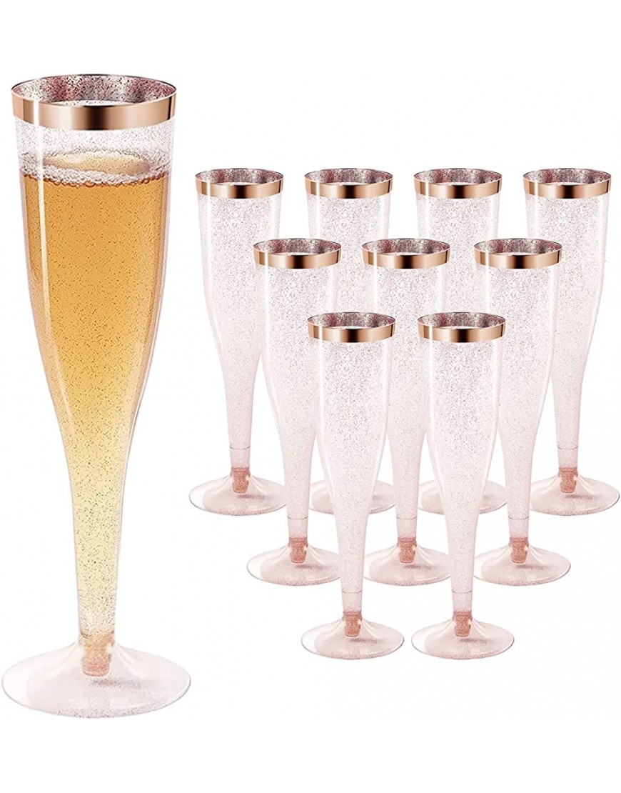 Pomeloone 30 Piezas Copas de Champagne Copas de Vino Apilables Irrompibles Transparentes y Elegantes Perfectas para Fiestas Bodas Cumpleaños Picnic 160ml - BNOAYM9V