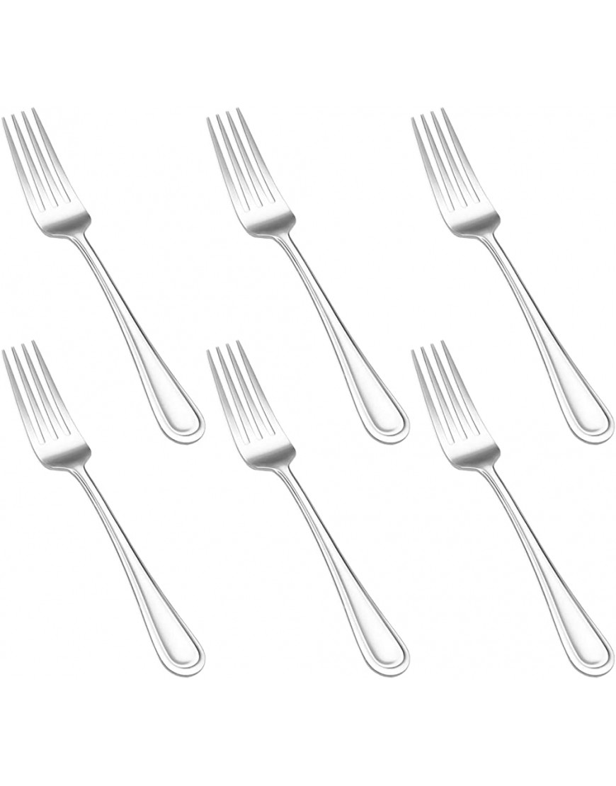 Tenedores acero inoxidable set 6 uds tenedores de mesa hogar y restaurante pulido alto brillo tenedores de acero inoxidable - BOQCM28J