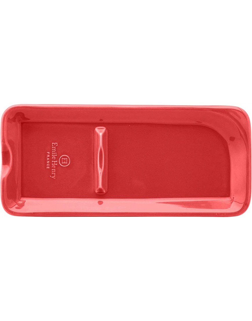 Emile Henry Bandeja para Cuchara de Cocina 1 Unidad cerámica Color Rojo - BIBUSD51