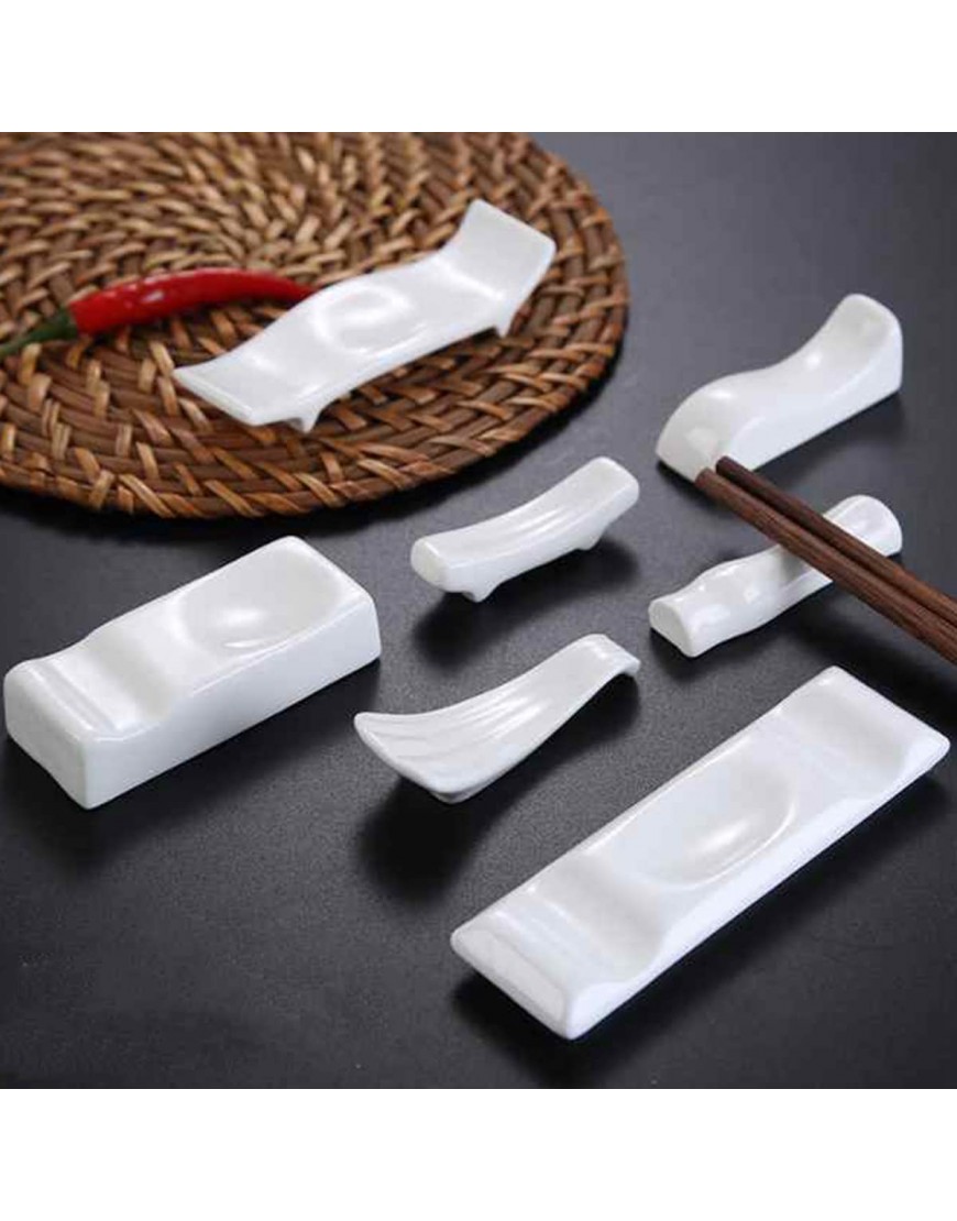 Bassulouda 10 nuevos palillos de descanso de palillos de cerámica decorativo estante cuchara tenedor herramientas de cocina cubiertos accesorios G - BGFHGVKD