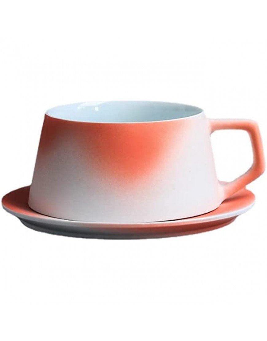 HXSSXP Coffee Cup Ceramics Latte Small Delicate and Light Nordic Ins Simple and Creative Home Honey Peach - BGQGGBAW