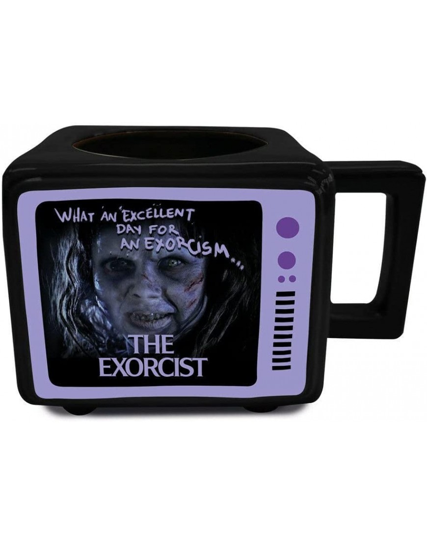The Exorcist Excellent Day Official Ceramic Retro TV Heat Changing Coffee Mug - BEWJV3K5