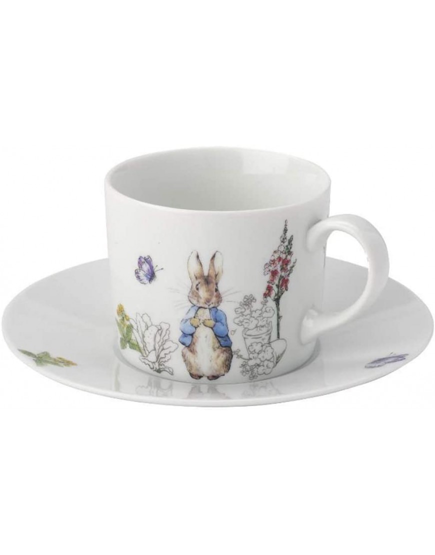 Peter Rabbit Classic Tea Cup & Saucer Set by Stow Green - BEVDR4A6