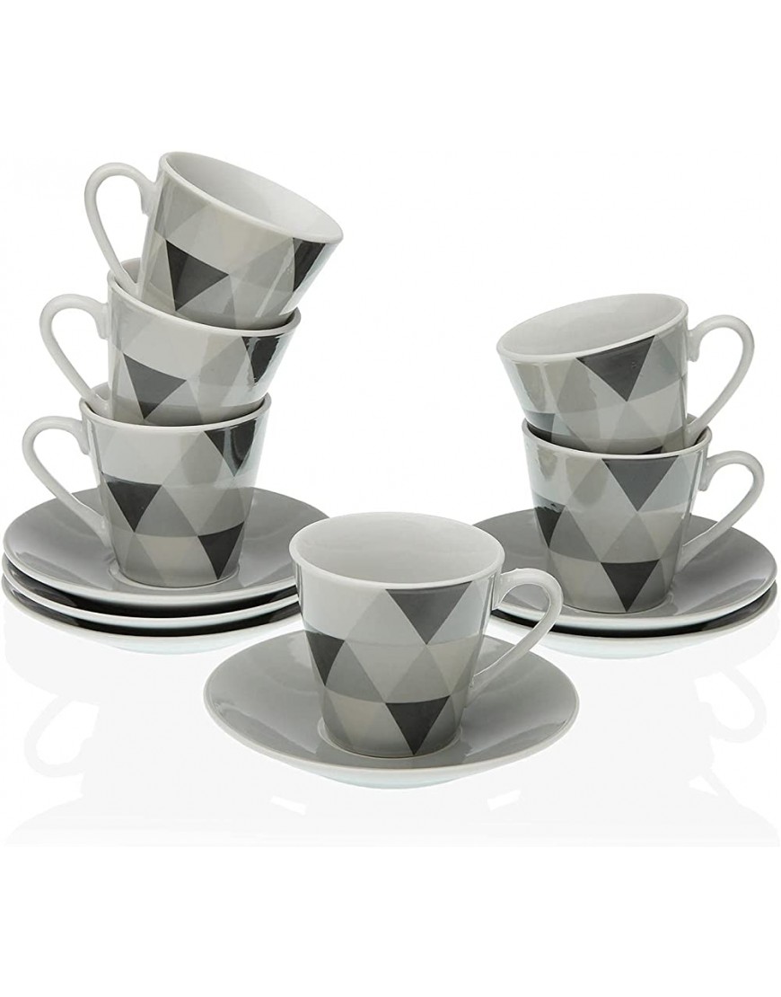 Versa set 6 tazas cafe soft triangl linea servicio de mesa tazas - BWAMAQDV